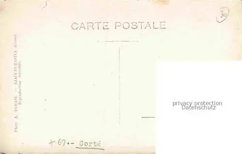 AK / Ansichtskarte Corte 2B Corse Vue d'ensemble