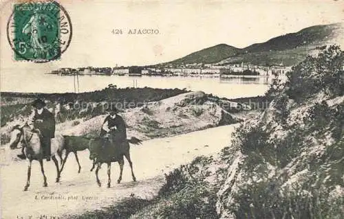 AK / Ansichtskarte AJACCIO 2A Corse-du-Sud Lasttiere Kuestenpanorama