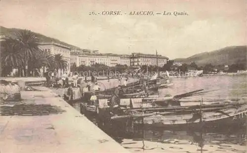 AK / Ansichtskarte AJACCIO 2A Corse-du-Sud Les quais
