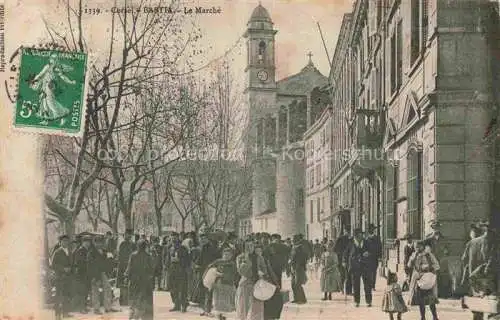 AK / Ansichtskarte BASTIA 2B Haute-Corse Le Marché