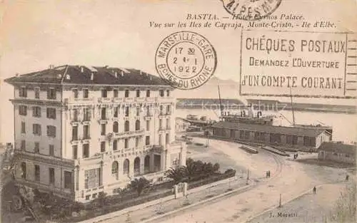 AK / Ansichtskarte BASTIA 2B Haute-Corse Hôtel Cyrnos Palace Iles de Capraja Monte-Cristo Ile d'Elbe