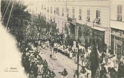 AK / Ansichtskarte BASTIA 2B Haute-Corse Une procession