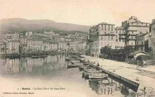 AK / Ansichtskarte BASTIA 2B Haute-Corse Le quai nord du vieux port