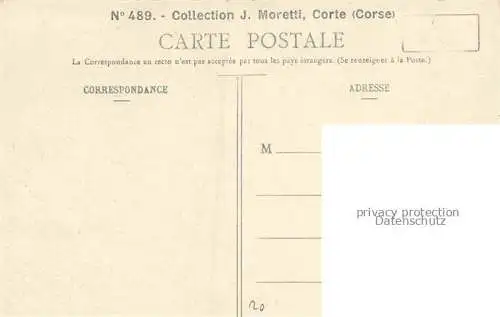 AK / Ansichtskarte Corte 2B Corse Vue générale