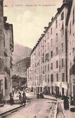 AK / Ansichtskarte Corte 2B Corse Maison des 300 propriétaires