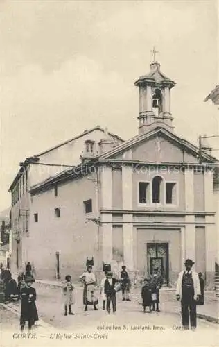 AK / Ansichtskarte Corte 2B Corse Eglise Sainte-Croix