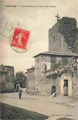 AK / Ansichtskarte Confolens 16 Charente Vieilles ruines de la Tour Saint-Gautier