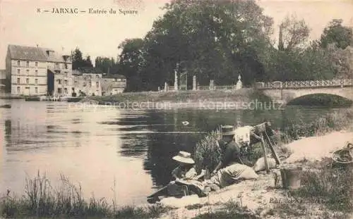 AK / Ansichtskarte Jarnac COGNAC 16 Charente Entrée du Square Feldpost