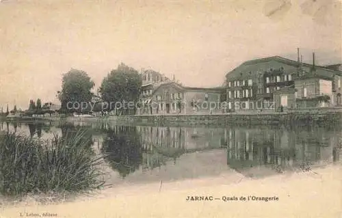 AK / Ansichtskarte Jarnac COGNAC 16 Charente Quais de l'Orangerie