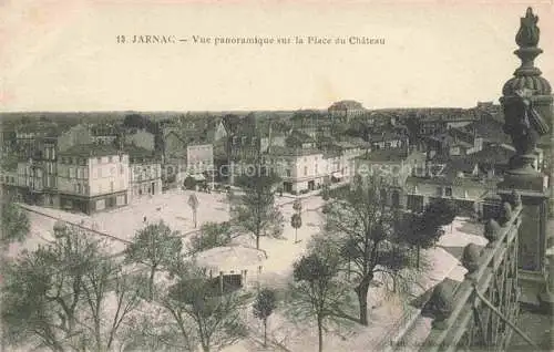 AK / Ansichtskarte Jarnac COGNAC 16 Charente Vue panoramique sur la Place du Château Feldpost