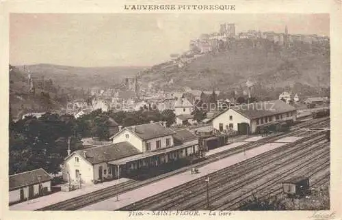 AK / Ansichtskarte Saint-Flour 15 Cantal Vue générale et la gare