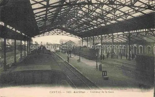 AK / Ansichtskarte AURILLAC 15 Cantal Intérieur de la gare