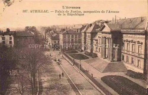 AK / Ansichtskarte AURILLAC 15 Cantal Palais de Justice Avenue de la République