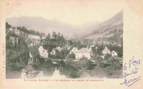 AK / Ansichtskarte Mandailles-Saint-Julien AURILLAC 15 Cantal Vue générale du Cirque de Mandailles