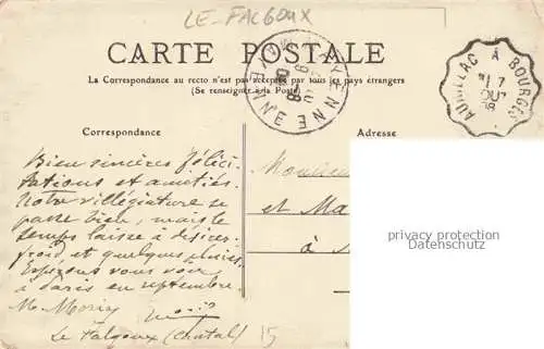 AK / Ansichtskarte Le Falgoux MAURIAC 15 Cantal Vue générale du village du Vizet la Michie