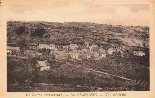 AK / Ansichtskarte Ste-Anastasie Saint-Flour 15 Cantal Vue générale