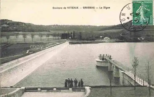 AK / Ansichtskarte Grosbois Vitteaux Montbard 21 Cote-d Or La digue