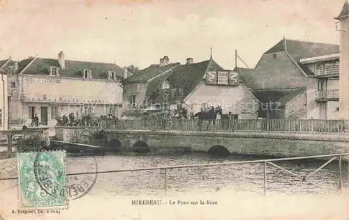 AK / Ansichtskarte Mirebeau-sur-Beze Dijon 21 Cote-d Or Le pont sur la Bèze