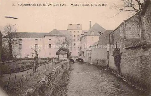 AK / Ansichtskarte Plombieres-les-Dijon 21 Cote-d Or Moulin Troubat Sortie du Bief