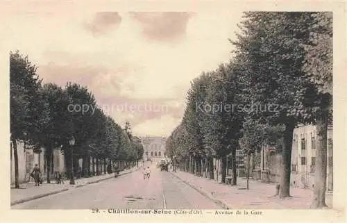AK / Ansichtskarte Chatillon-sur-Seine Montbard 21 Cote-d Or Avenue de la Gare
