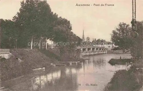 AK / Ansichtskarte Auxonne DIJON 21 Cote-d Or Pont de France