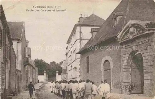 AK / Ansichtskarte Auxonne DIJON 21 Cote-d Or Ecole des Garcons et Arsenal