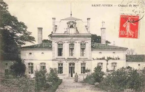 AK / Ansichtskarte Saint-Vivien-de-Medoc Chateau du Port