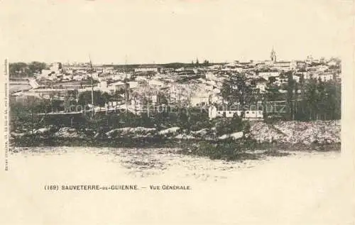AK / Ansichtskarte Sauveterre-de-Guyenne Langon 33 Gironde Vue generale