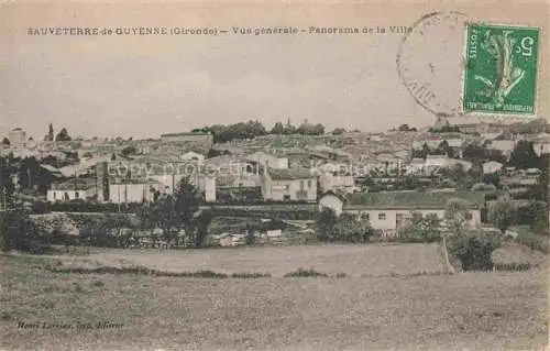 AK / Ansichtskarte Sauveterre-de-Guyenne Langon 33 Gironde Vue generale Panorama de la Ville