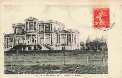 AK / Ansichtskarte Saint-Genes-de-Blaye Chateau Le Prieure