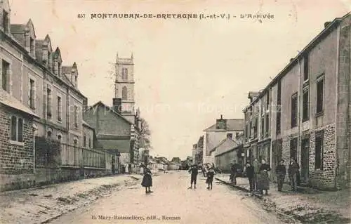 AK / Ansichtskarte Montauban-de-Bretagne Rennes 35 Ille-et-Vilaine L'Arrivee