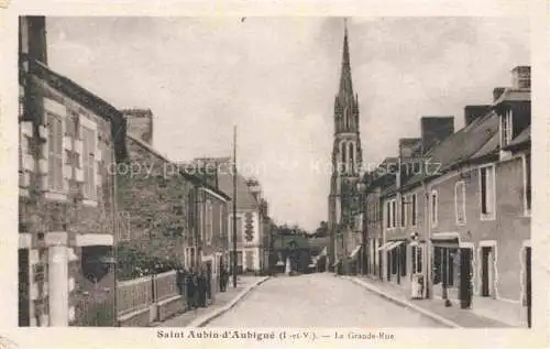 AK / Ansichtskarte Saint-Aubin-d Aubigne La Grande Rue