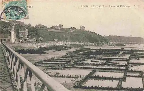 AK / Ansichtskarte CANCALE Saint-Malo 35 Ille-et-Vilaine Parcs et Falaises