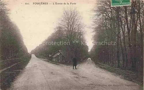 AK / Ansichtskarte Fougeres 35 Ille-et-Vilaine Entree de la Foret