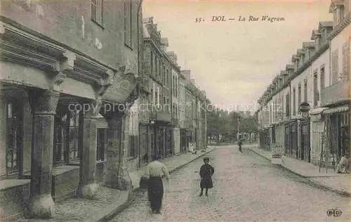 AK / Ansichtskarte Dol-de-Bretagne Saint-Malo 35 Ille-et-Vilaine Rue Wagram