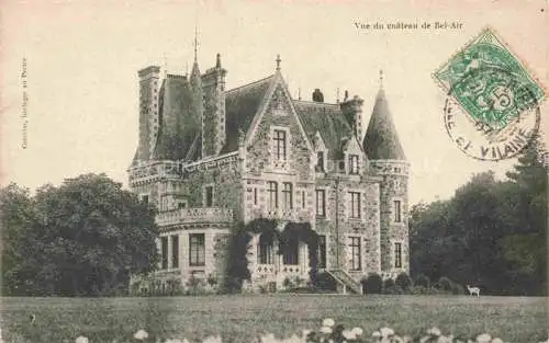 AK / Ansichtskarte Le Pertre Fougeres 35 Ille-et-Vilaine Vue du Chateau de Bel Air