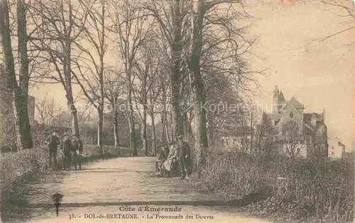 AK / Ansichtskarte Dol-de-Bretagne Saint-Malo 35 Ille-et-Vilaine La Promenade des Douves