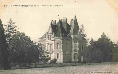 AK / Ansichtskarte Le Grand-Fougeray REDON 35 Ille-et-Vilaine Chateau de La Ligardais
