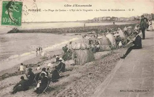 AK / Ansichtskarte PARAME St-Malo 35 Ille-et-Vilaine La Plage du Casino L'Epi de la Hoguette La Pointe de Rochebonne