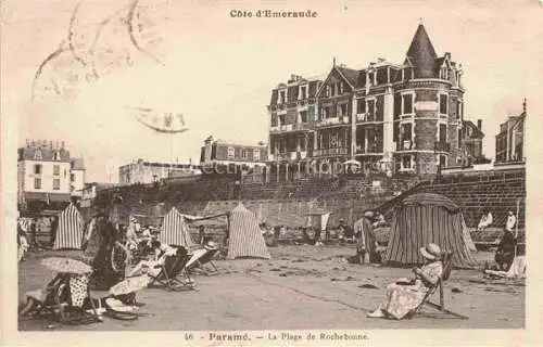 AK / Ansichtskarte PARAME St-Malo 35 Ille-et-Vilaine La Plage de Rochebonne
