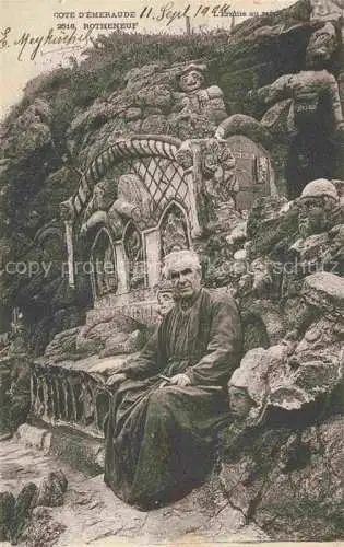 AK / Ansichtskarte Rotheneuf Saint-Malo 35 Ille-et-Vilaine L'Ermite au repos