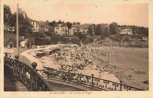 AK / Ansichtskarte St-Lunaire Saint-Malo 35 Ille-et-Vilaine Un Coin de la Plage