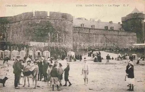 AK / Ansichtskarte SAINT-MALO ST-MALO 35 La Plage