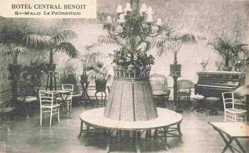 AK / Ansichtskarte SAINT-MALO ST-MALO 35 Hotel Central Benoit Le Palmarium