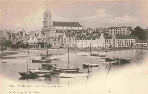 AK / Ansichtskarte St-Servan-sur-Mer SAINT-SERVAN-SUR-MER 35 Ille-et-Vilaine Le Port et l'Arsenal