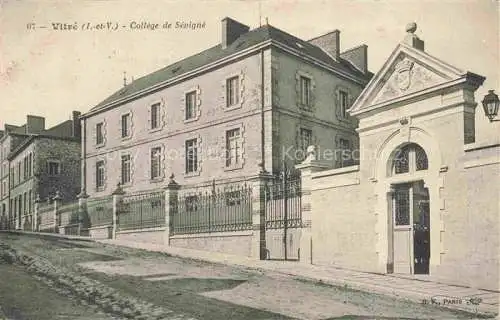 AK / Ansichtskarte Vitre  RENNES 35 Ille-et-Vilaine College de Sevigne