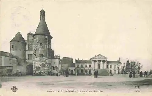 AK / Ansichtskarte Issoudun 36 Indre Place des Marches