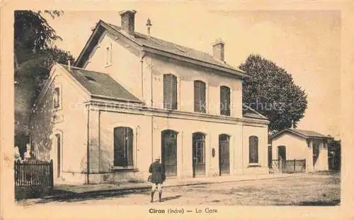 AK / Ansichtskarte Ciron Le Blanc 36 Indre La Gare