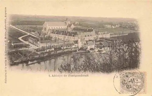 AK / Ansichtskarte Fontgombault Fontgombaud Blanc 36 Indre Abbaye de Fontgombault