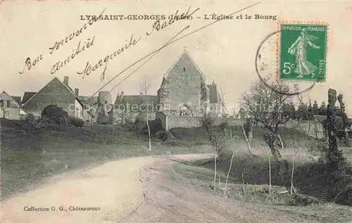 AK / Ansichtskarte Lys-Saint-Georges La Chatre 36 Indre Eglise et le Bourg
